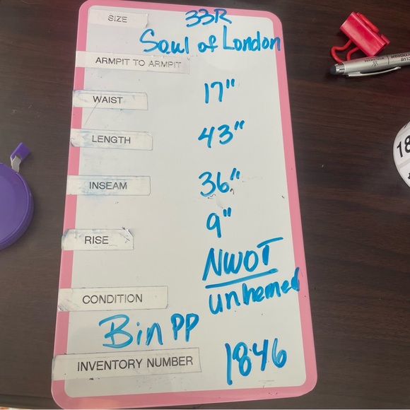 NWOT Soul of London Gray Glen Plaid Suit Pants Size 33R - Picture 15 of 15